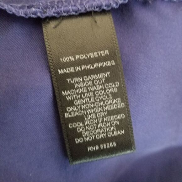 EXPRESS SIZE M. DARK BLUISH PURPLE. BLING DETAIL ON EACH SHOULDER - Picture 9 of 10